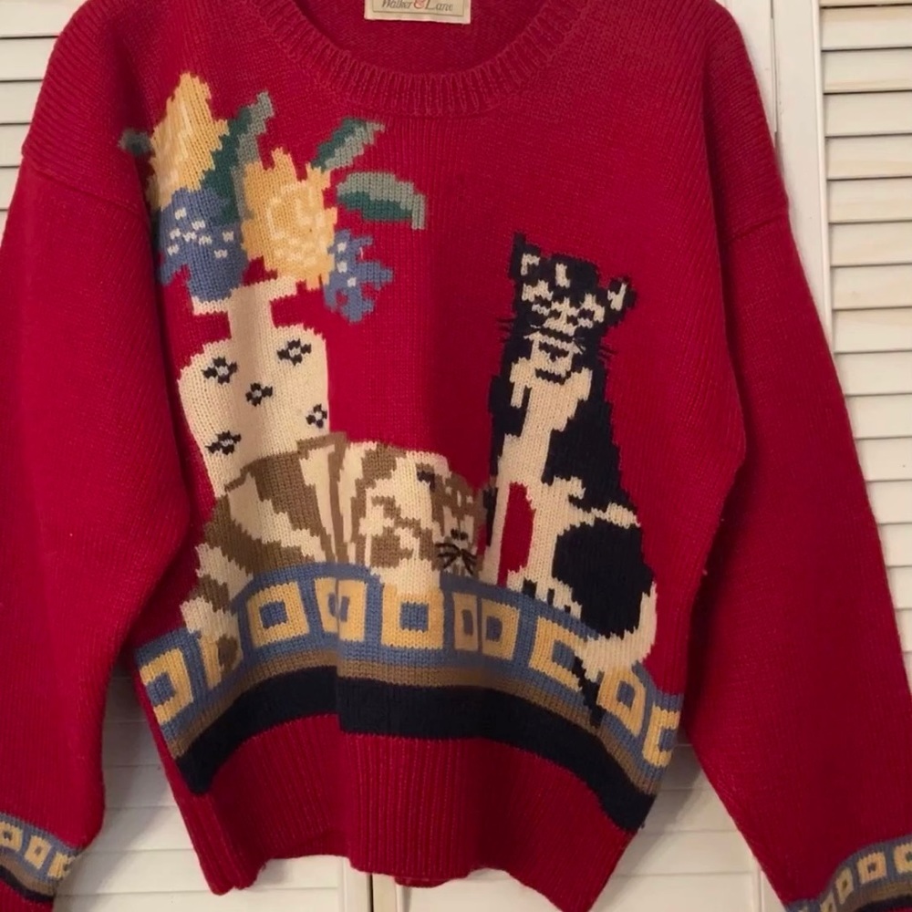 Red holiday sweater